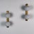 Stilnovo Brass and Opaline Glass Double Sconces, Italy, 1960s, Set of 2 For Sale - Image 6 of 18