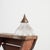 antique reclaimed holophane glass pendant light – ak a vintage bell shaped glass prismatic pendant light shade which looks...