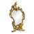 Antique French Rococo Gilt Bronze Vanity Mirror With Cherubs For Sale
