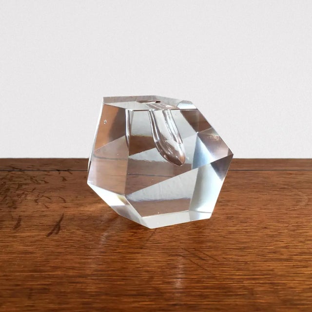 1960s Timo Sarpaneva for Iittala Finland Faceted Crystal Bud Vase, 1960s For Sale - Image 5 of 8