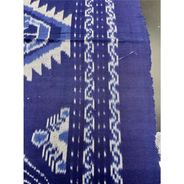 1970s Sumba Island Indigo Textile, Sumba Warp Ikat For Sale - Image 5 of 10