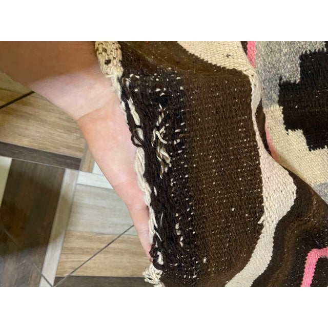 Mid-20th Century Vintage Monumental Peruvian Inca Figural Folk Textile Wall Hanging (90" X 59") For Sale - Image 9 of 12