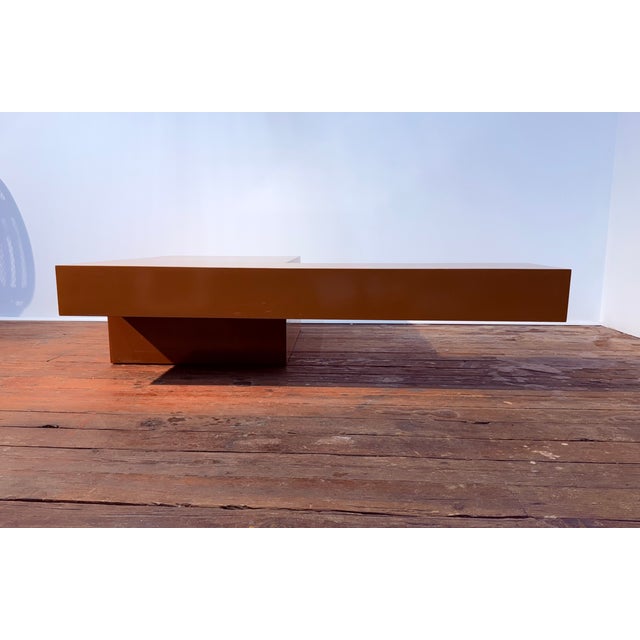 Minimalist Lacquer Floating Coffee Table in the Manner of Donald Judd, 1970 For Sale In New York - Image 6 of 14