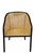 Industrial 1960s Ebonized Ash & Cane "Landmark" Lounge Chair Attributed to Ward Bennett for Brickel Associates For Sale - Image 3 of 12