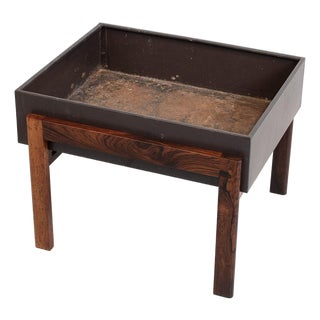 Mid-Century Rosewood Planter For Sale