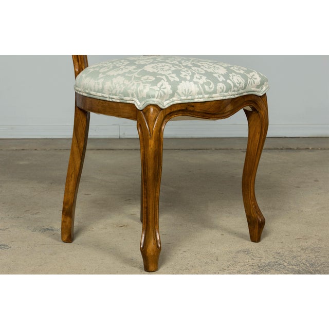 Set of 10 Antique French Louis Philippe Walnut Dining Chairs, Late 19th Century For Sale - Image 15 of 18