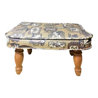 Vintage MCM 60s Babcock Phillips Foot Stool For Sale
