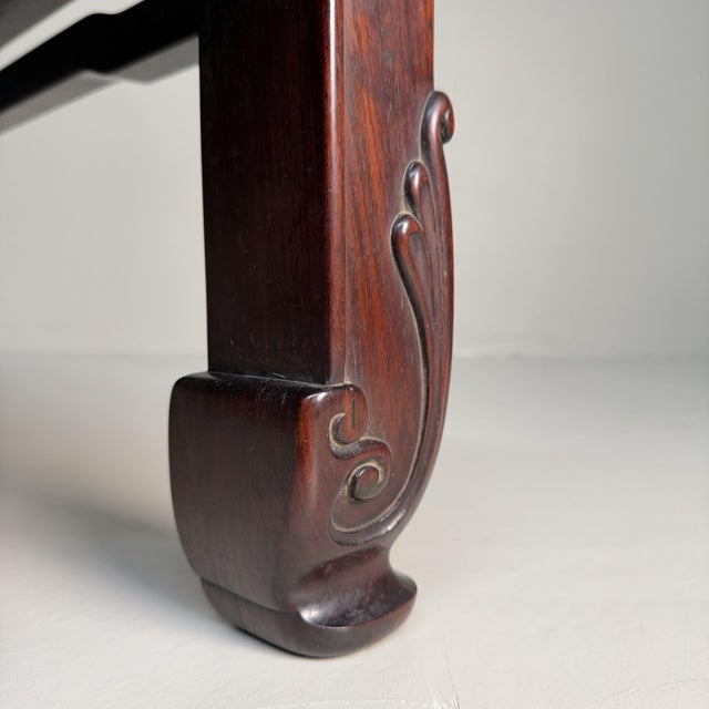 Maroon Japanese Zataku Low Coffee Table, 1940s For Sale - Image 8 of 15