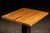 Brown Early 20th Century Industrial Maple-Top Pub Table on Cast-Iron Pedestal For Sale - Image 8 of 15