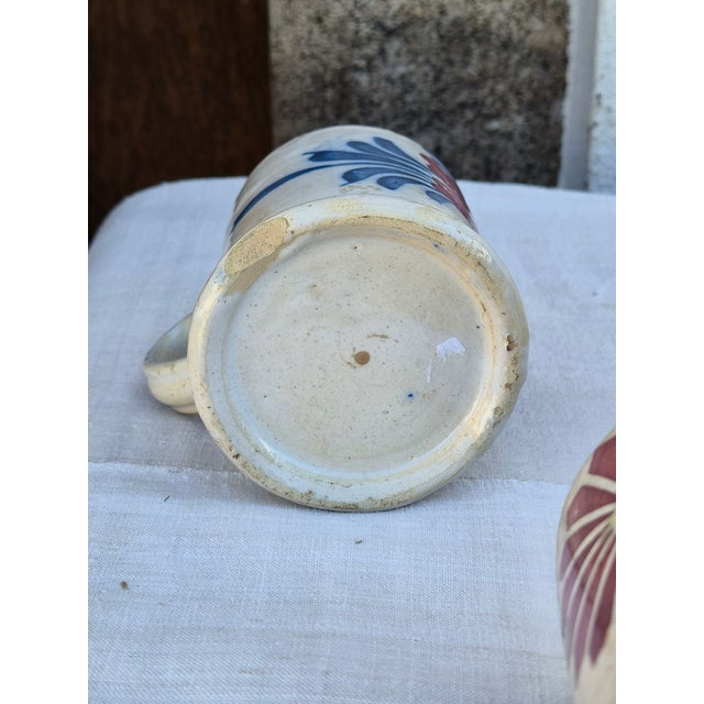 Antique Earthenware Mugs, Set of 6 For Sale - Image 11 of 18