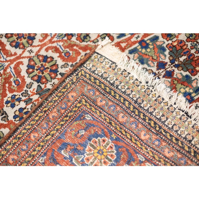 Antique Persian Qashqai Rug 6'11'' X 10'6'' For Sale - Image 9 of 10