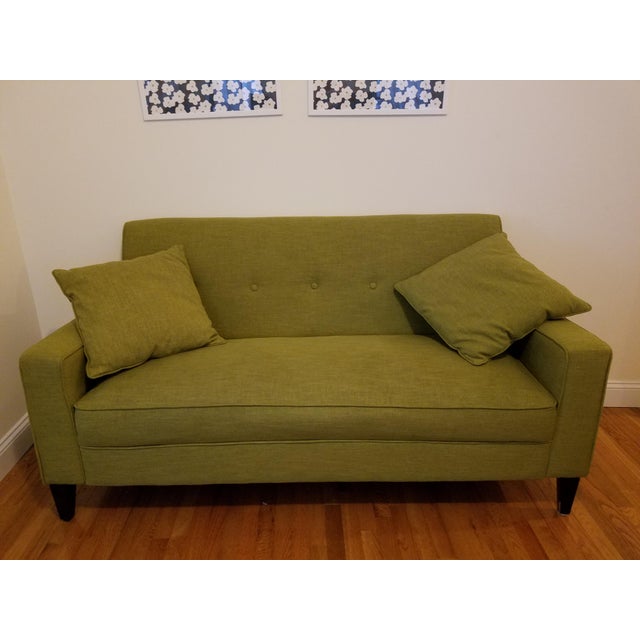 MidCentury Style Green Sofa Chairish
