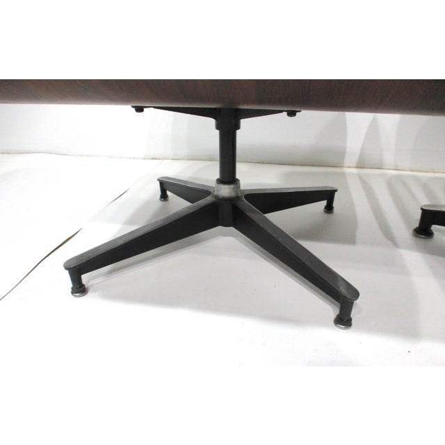 Black Eames Rosewood Leather 670 Lounge Chair With Ottoman for Herman Miller (Db) For Sale - Image 8 of 12