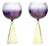 Calypso Red Wine Glasses by Serena Confalonieri, Set of 2 For Sale
