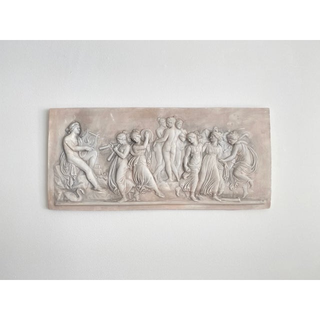 Vintage Greek Style Dance of the Muses Plaster Relief Wall Art Chairish