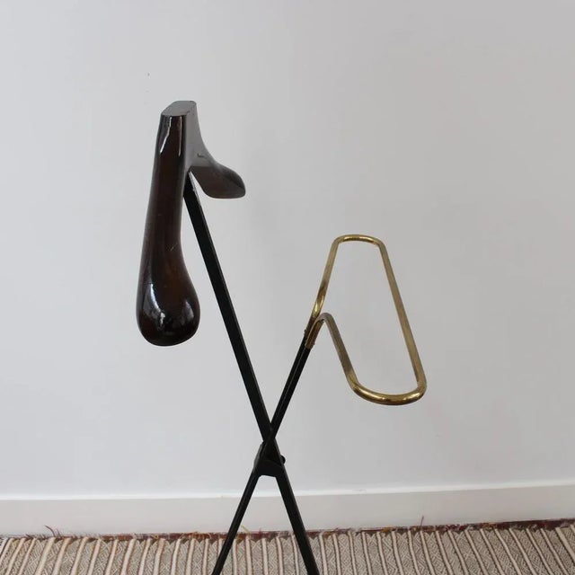 1950s Vintage Italian Valet Coat Stand, 1950s For Sale - Image 5 of 15