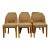 Vintage Art Deco Burled Walnut Dining Chairs After Harry and Lou Epstein - Set of 6 For Sale