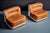 Pair of trinom lounge chairs designed by peter maly for cor, germany, in 1969. Sculptural form with generously padded...