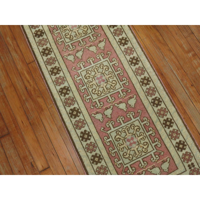 Narrow Turkish Anatolian Runner For Sale In New York - Image 6 of 6