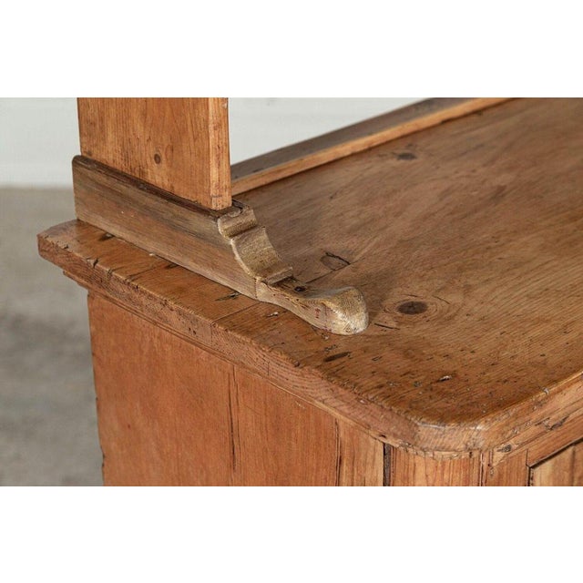 Large 19th Century English Pine Vernacular Dresser, 1870s For Sale - Image 11 of 14