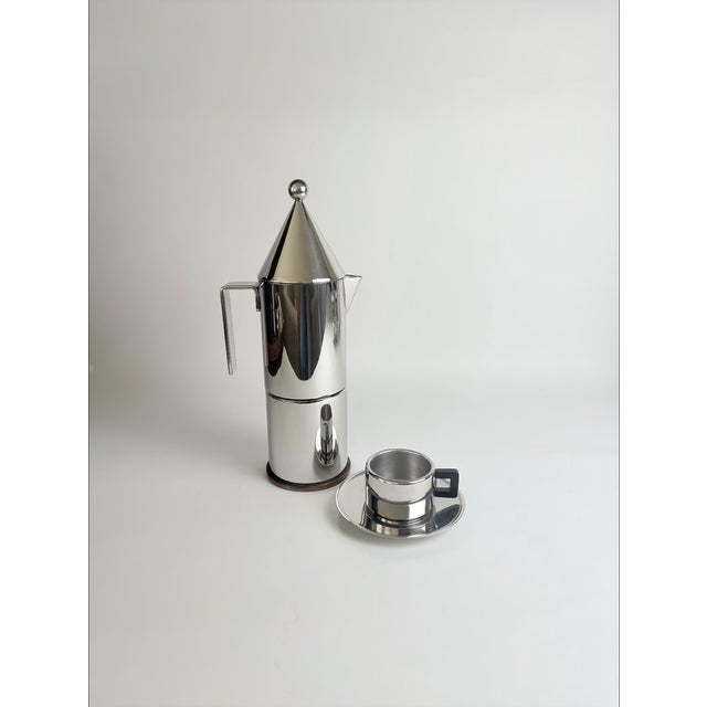 Large Moka Pot by Aldo Rossi for Alessi, Italy, 1980s For Sale - Image 7 of 8