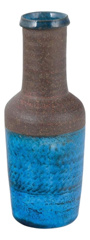 Tall Ceramic Vase with Two-Part Glaze by Nils Kähler for Kähler, 1960s.