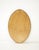 Mid-Century Modern Oval Wall Mirror in Brass and Velvet, 1960s For Sale - Image 9 of 10