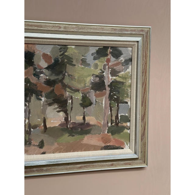 Jan Dahlin, Pine Forest, 1959, Oil on Canvas, Framed For Sale - Image 12 of 18