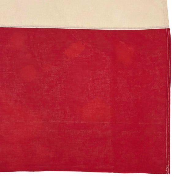 Vintage Cotton State Flag of Texas With Sewn Star For Sale - Image 4 of 5