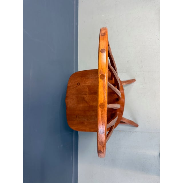 Set of Nine Hunt Country Continuous Bow Dining Chairs 2 Armchairs & 7 Side Chairs For Sale - Image 18 of 18