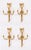 Antique 19th Century Ormolu 3-Branch Wall Sconces, Set of 4 For Sale - Image 10 of 11