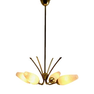 Vintage Italian Chandelier, 1950s For Sale