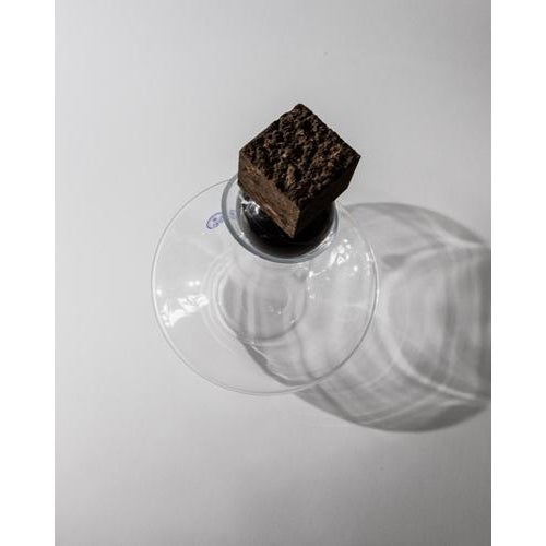 Vintage Wine Decanter with Rounded Glass Body, 1990s For Sale - Image 10 of 11