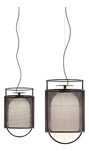 Denglong T Pe and T Gr Suspension Lamp by Neri and Hu for Parachilna, Set of 2