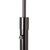Metal Nova of California Bloom Torchiere Floor Lamp, 1970s - Black Nickel, Black Marble Base, White Satin Shade, Dimmer For Sale - Image 7 of 8
