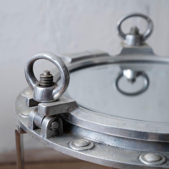 A Pair of Porthole Cover Side Tables For Sale In Savannah - Image 6 of 15