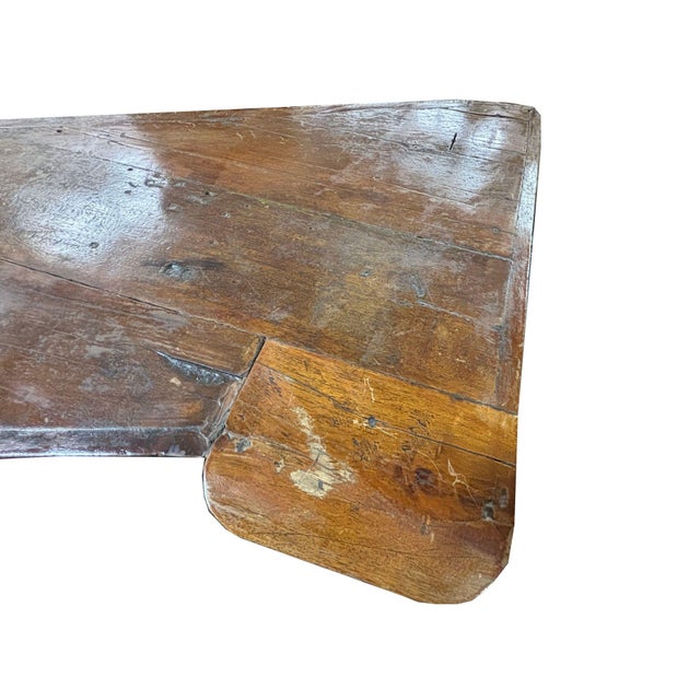 1940s Mexican Colonial Style Rustic Bar With Iron Strapwork & Carved Columns For Sale - Image 11 of 11