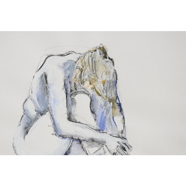 Richild Holt, Seated Female Nude, 2003, Mixed Media For Sale - Image 4 of 8