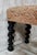 Antique Victorian English Oak Barley Twist Bench, 1880 For Sale - Image 4 of 6