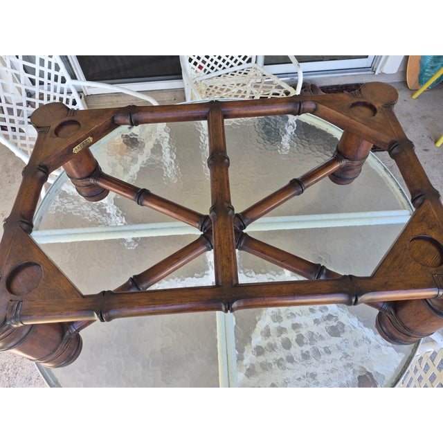 Lauren Ralph Lauren Bamboo and Rattan Tray Table For Sale - Image 9 of 10
