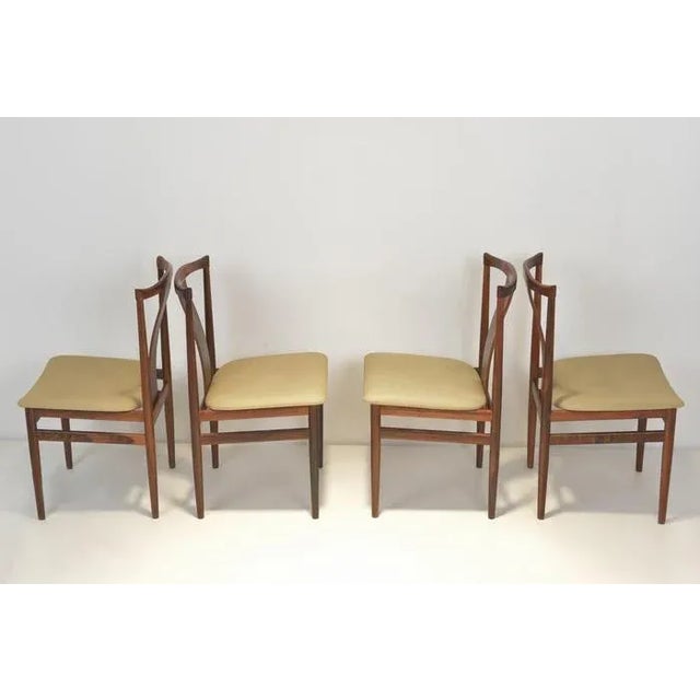 Wood Rosewood Chairs by Henning Sorensen for Danex, Germany, 1960s For Sale - Image 7 of 11