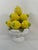 Vintage Majolica Lemon Topiary on Pedestal Bowl From Portugal For Sale - Image 6 of 16