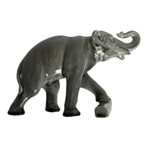 Circa 1870 Mintons England Porcelain Elephant Figurine