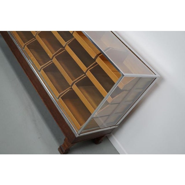 Vintage British Maple & Oak Haberdashery Cabinet, 1930s For Sale - Image 10 of 18