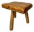 Vintage Tripod Oak Stool For Sale