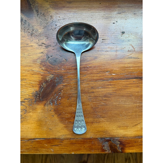 Mid 20th Century Romance by Bjorn Rosenthal Sterling Silver 925 Soup / Sauce Ladle For Sale In Philadelphia - Image 6 of 14