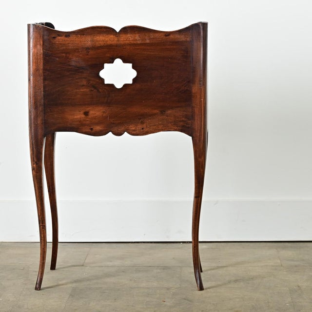 Wood French 19th Century Louis XV Bedside Table For Sale - Image 7 of 11