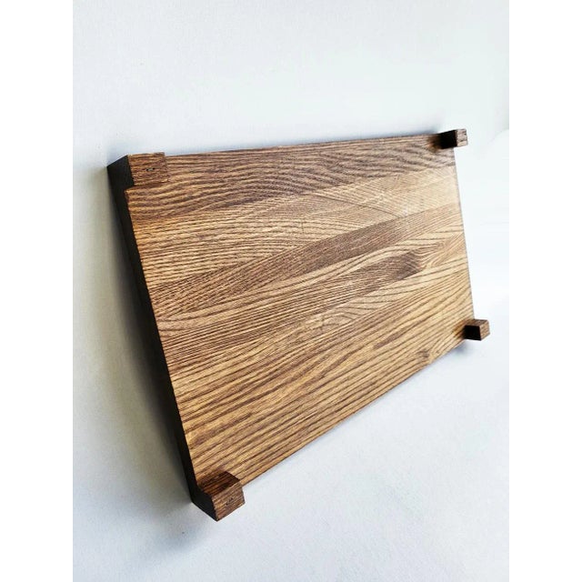 Dansk 1970s Wood Charcuterie Board With Tile For Sale - Image 4 of 11