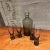 Mid-Century Modern Smoke Glass Decanter Set With Four Shot Glasses Scandinavian For Sale In San Diego - Image 6 of 11
