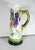 Traditional Antique Large Vienna Austria Hand-Painted Grape Tankard/Pitcher For Sale - Image 3 of 7